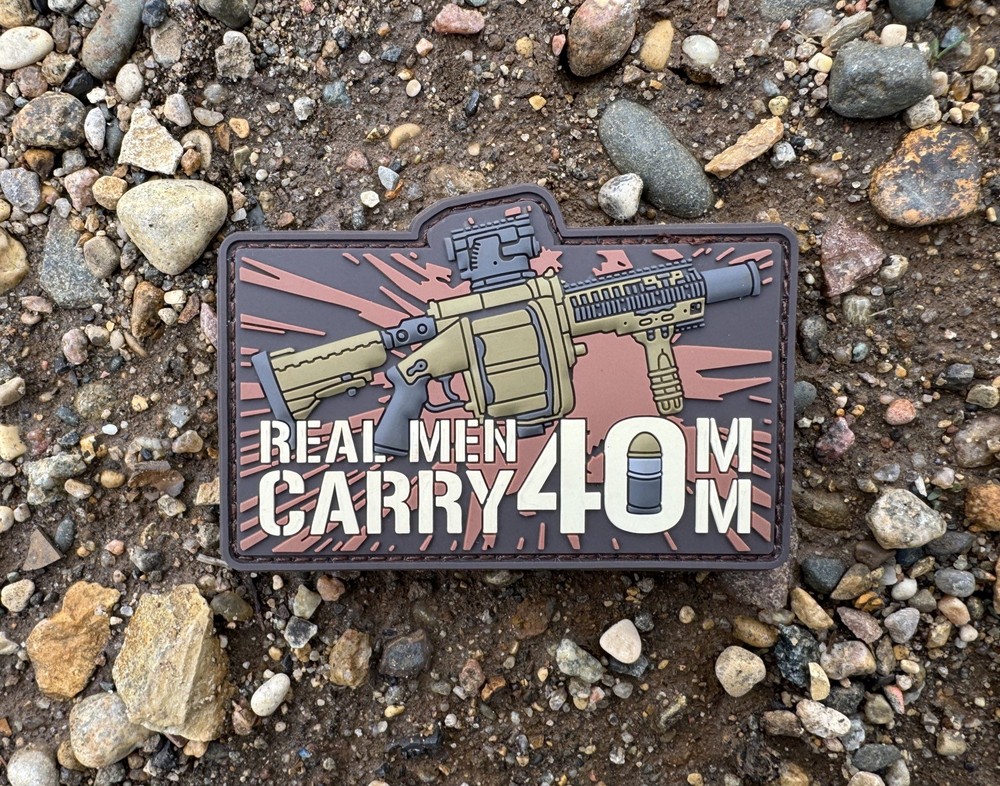 Patriot Patch Co. - Real Men Carry 40mm - Patch