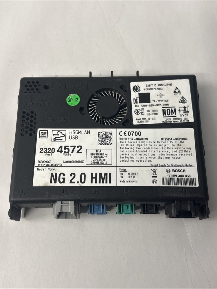 2014-2015 GM HUMAN MACHINE INTERFACE HMI GPS CONTROL MODULE OEM 23204572