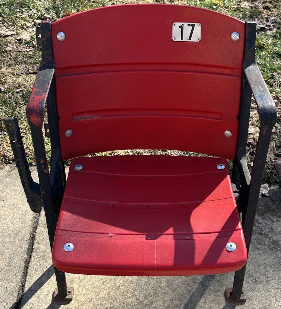 Fenway Park Aisle End Stadium Seat Boston Red Sox Game Used MLB Authenticated