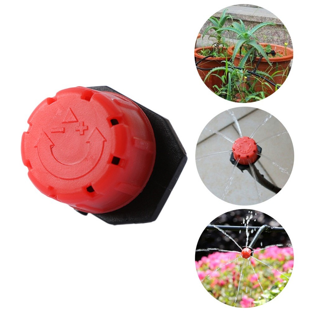 50 Pcs Micro Drip Irrigation for Garden Ball Type Dripper Adjustable Dropper