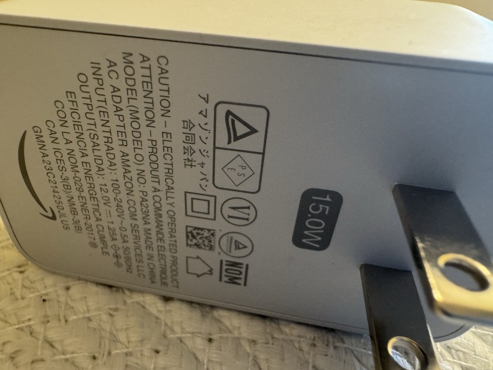 Amazon Echo Dot 4th Gen Alexa Smart Speaker Charcoal w/ Adapter Tested