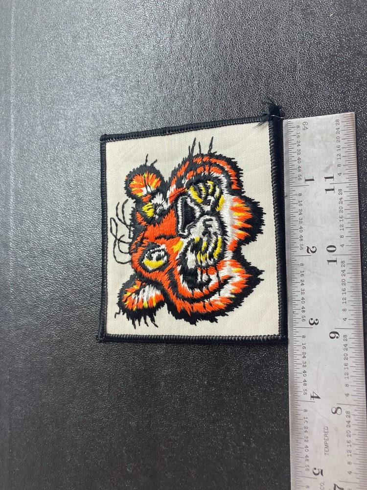 Vintage 1970s Esso Exxon Tiger Patch Embroidered Uniform Jacket Shoulder Patch