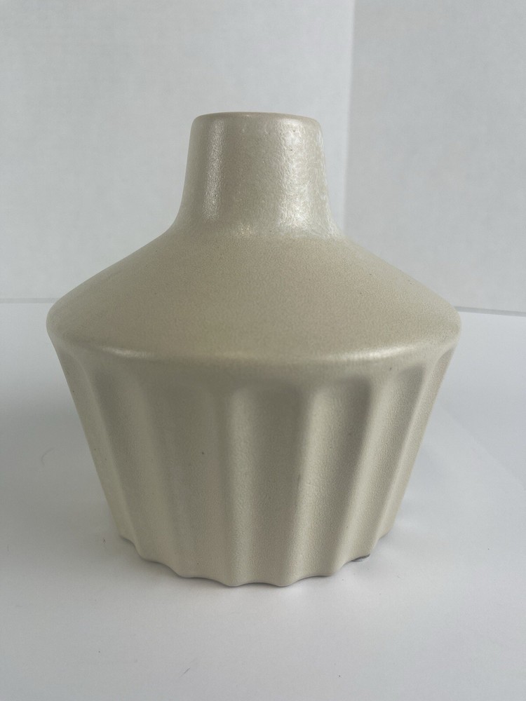 Sonoma Beige Fluted Vase