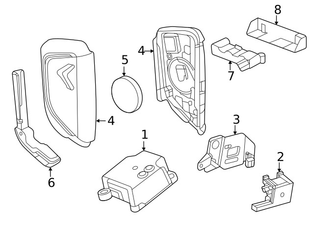 Genuine GM Transmitter 13561652