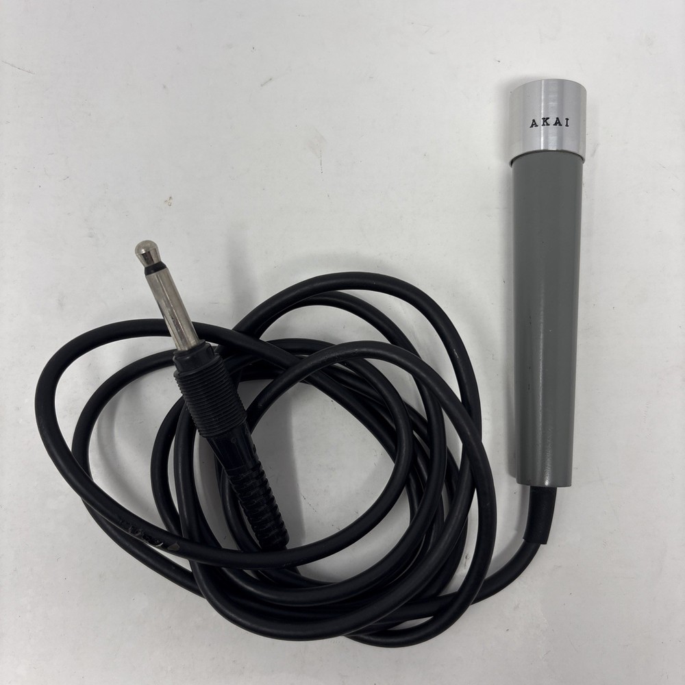 Vintage AKAI ADM-11 Dynamic Microphone Made in Japan - Tested Working