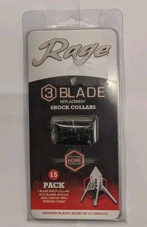 Rage Kore 3 Blade Replacement Shock Collars 15 Pack Kore
