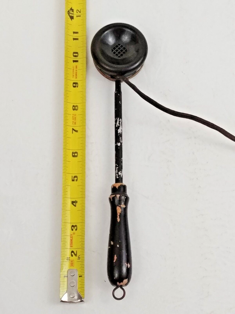 Vintage Brush Telescoping Microphone UNTESTED Electronics Development Black Rod