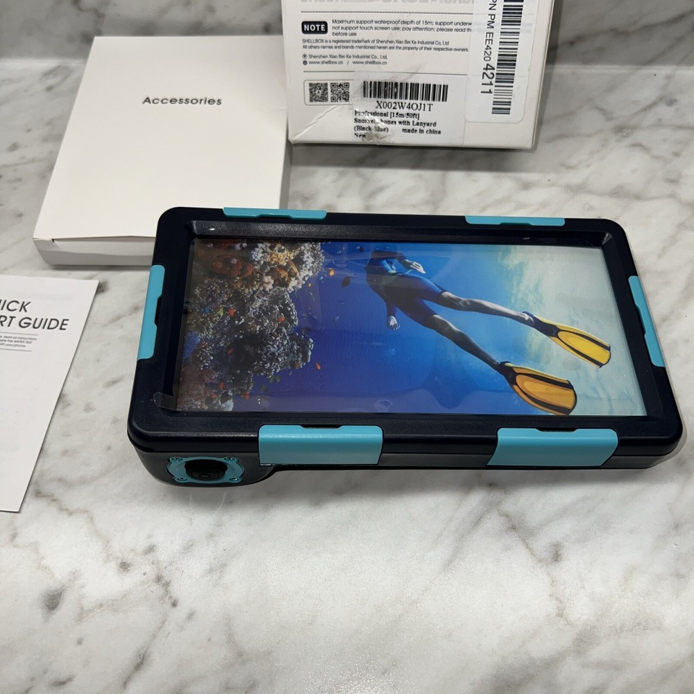 Shellbox Waterproof Diving Case, 15M Waterproof