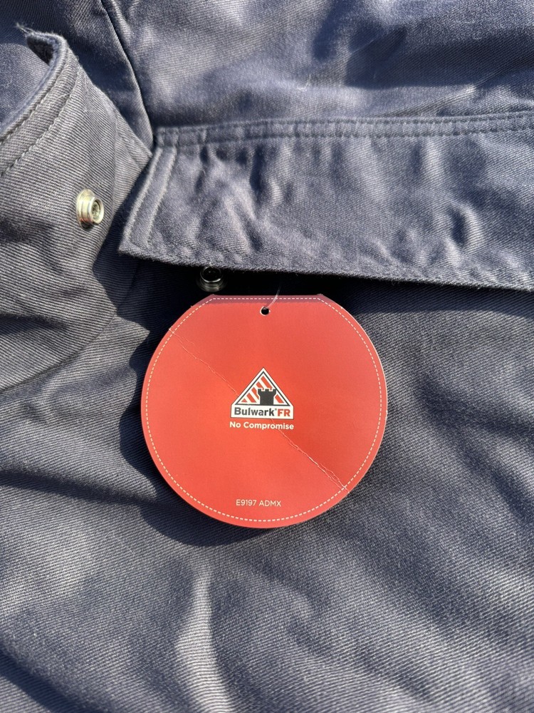 Bulwark Flame Resistant Protective Apparel Work Jacket Size 5x-Reg NWT