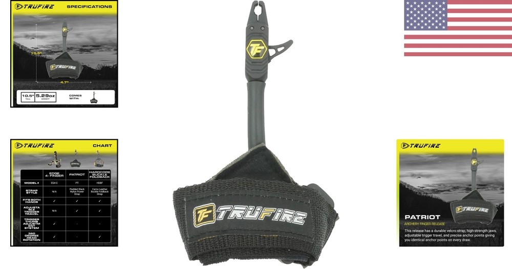 Affordable Compound Bow Release - Easy to Use, Smooth - Adjustable - USA