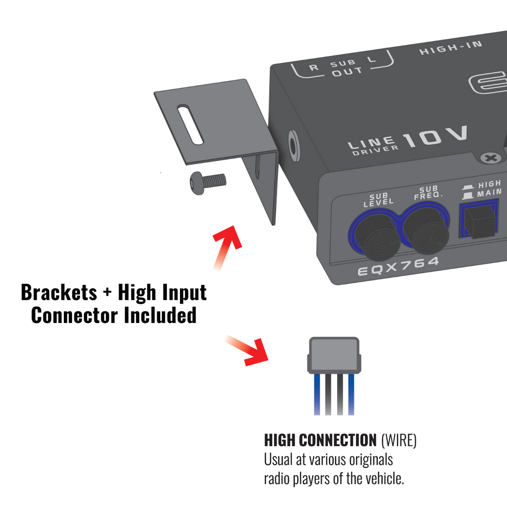 Stetsom EQX764 EQ Graphic Equalizer 7 Band Equalization