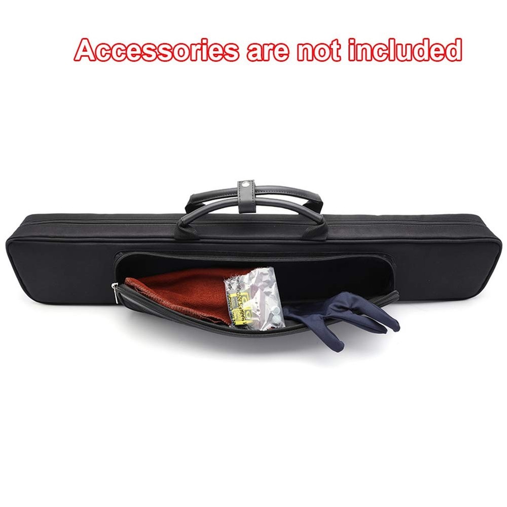 Pool Cue Stick Carrying Case Grid Design Black