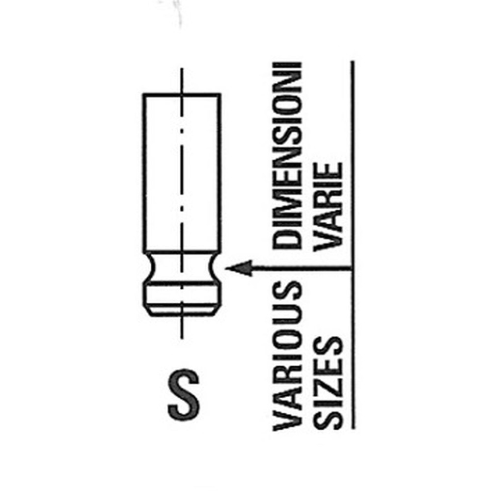 FITS FRECCIA 6952 S INTAKE VALVE OE REPLACEMENT