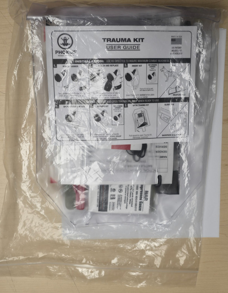 Phokus Research Group Under Armor Trauma Kit Base with Augmentation