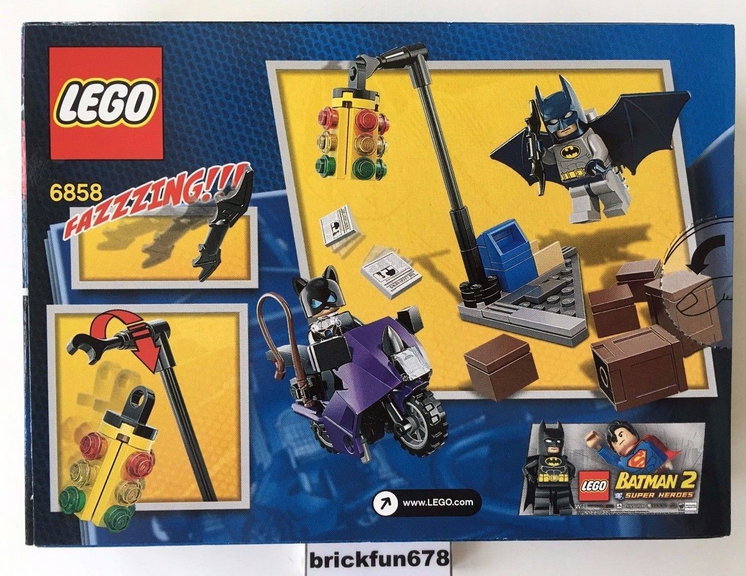 Lego Superheroes 6858 Catwoman Catcycle Chase set New In Factory Sealed Box