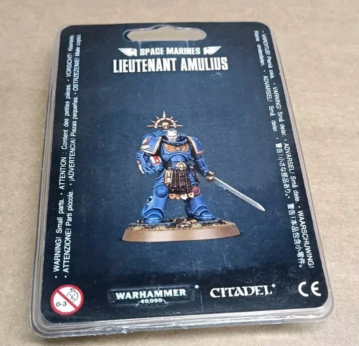 ⚔️WARHAMMER 40K - LT AMULIUS - SPACE MARINE - NIB⚔️