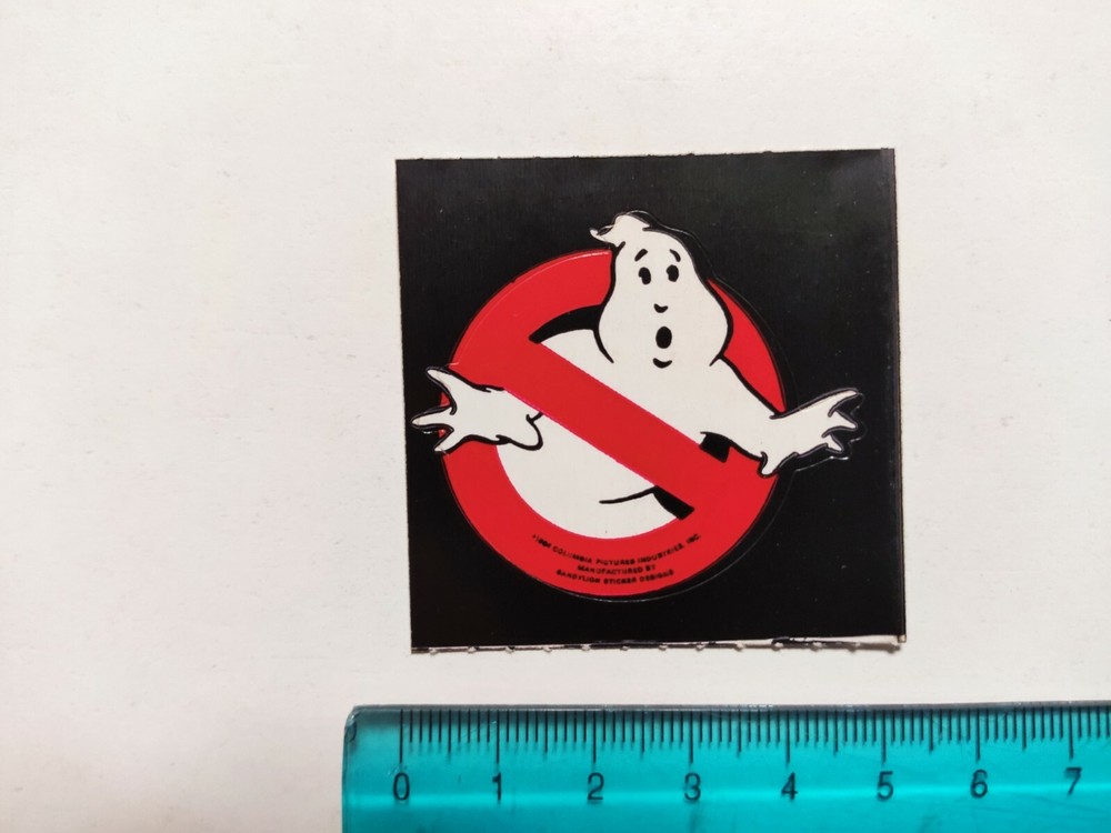 Ghostbusters Ghosts Sticker Vintage 80s Original