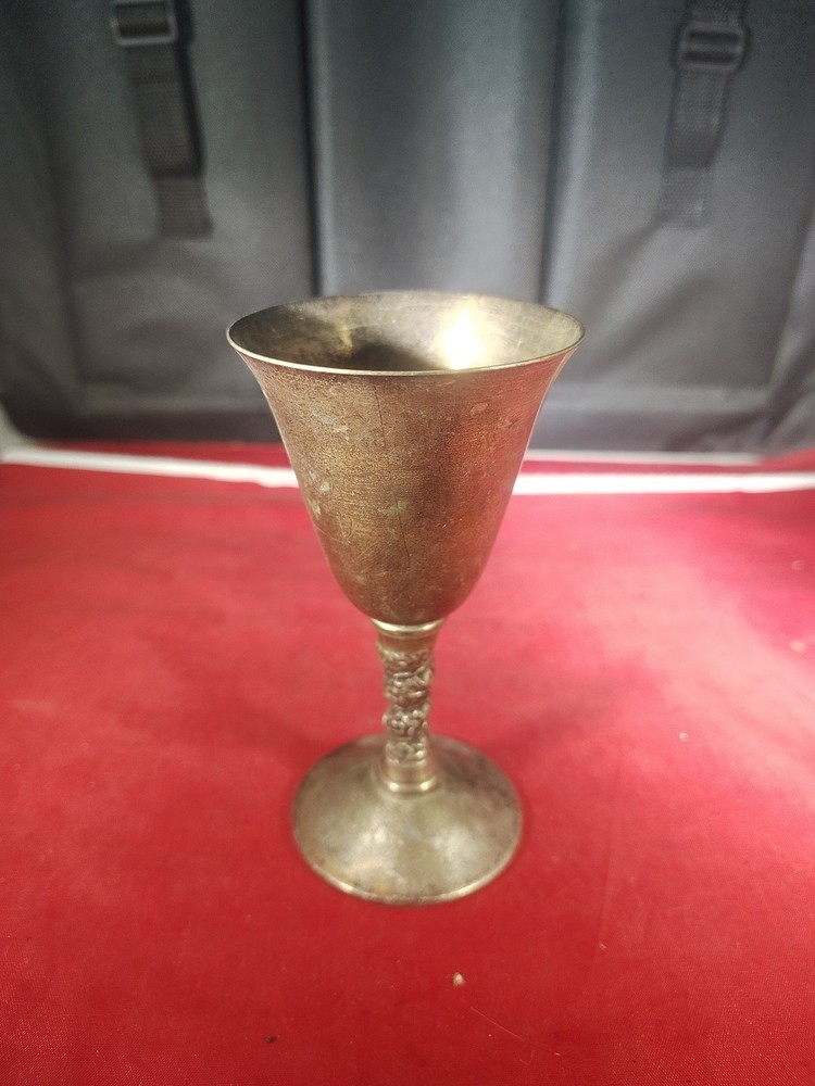 Vintage FB Rogers Silverplate Chalice Goblet Made in Spain Read Description