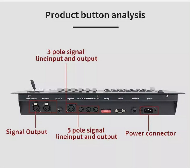 High Quality Pilot2000 DMX Controller Stage Effect Lighting Consoles DMX Console