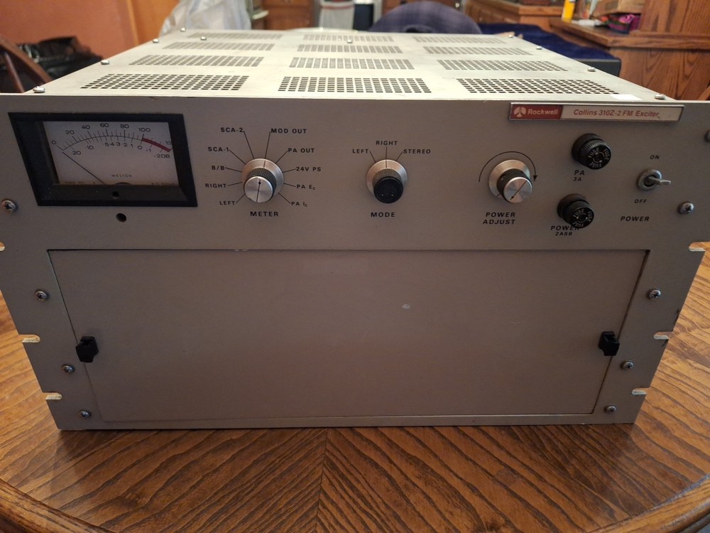 Vintage Rockwell Collins 310Z-2 Z-2 Broadcast Radio FM Exciter