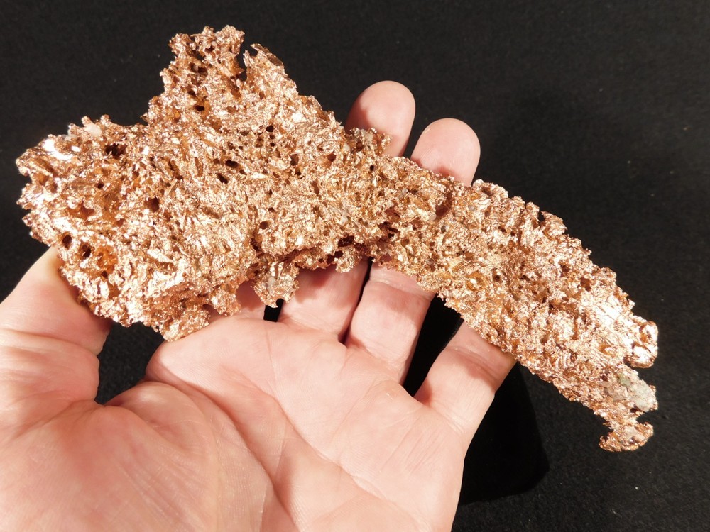 HUGE! Heavy Solid COPPER Nugget or Native Copper Float 100% Natural Michigan 746