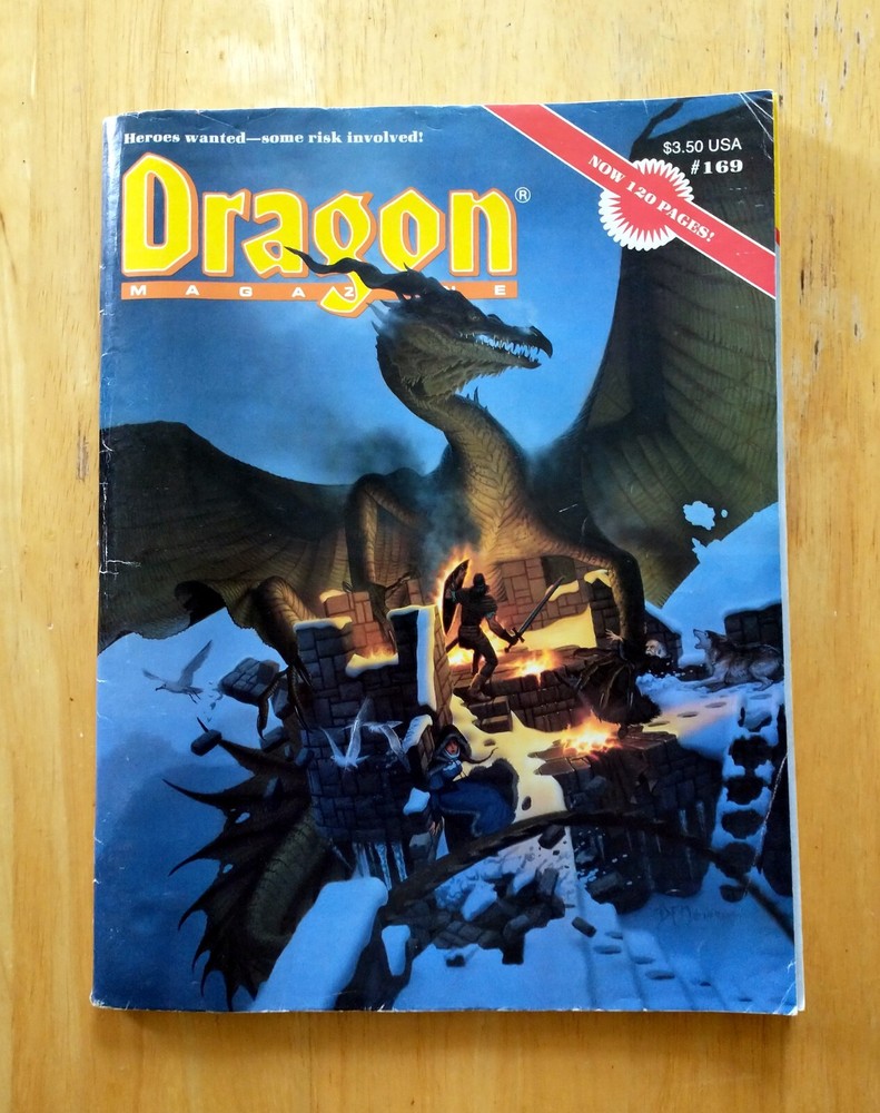 Dragon Magazine Issue 169 May 1991 TSR