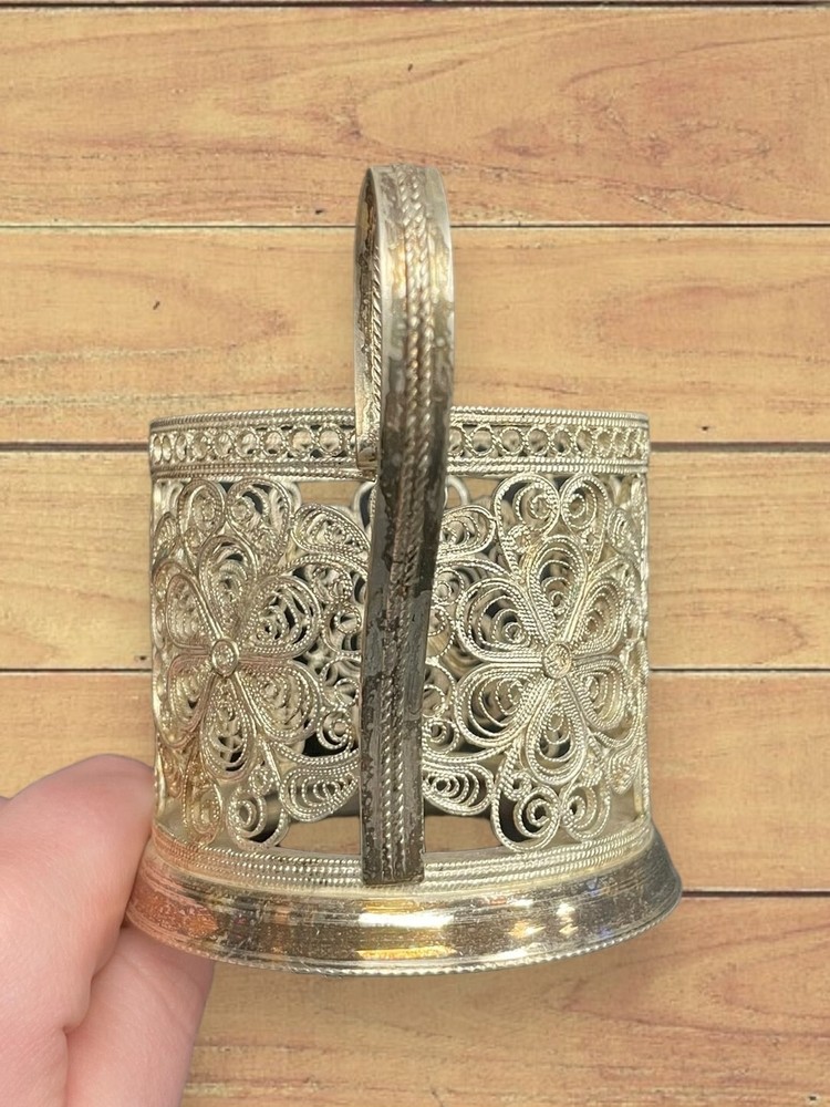 Silverplate Russian Cup Holders