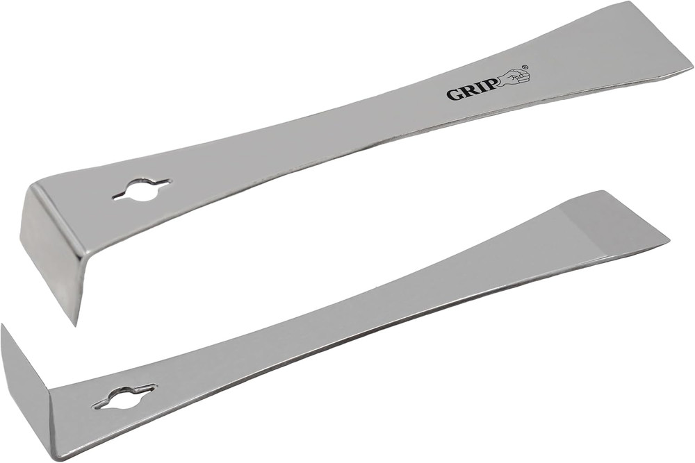 9" Stainless Steel Pry Bar & Nail Puller - Pulling, Prying, Scraping - Removes M