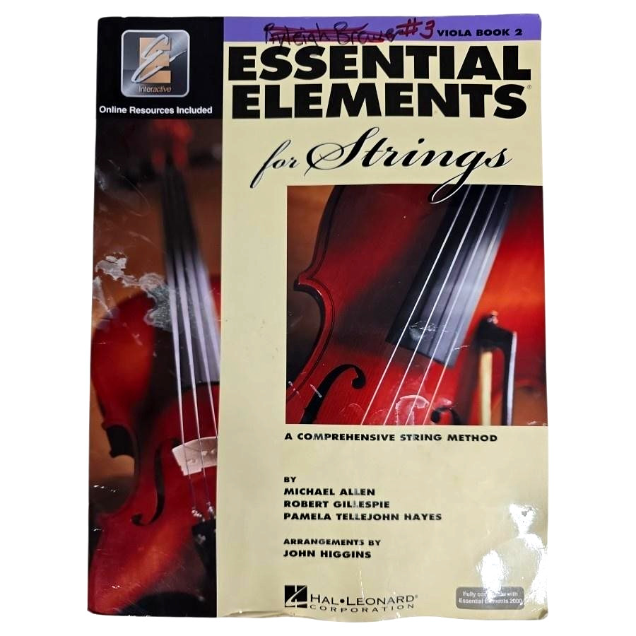 Essential Elements For Strings Viola Book 2 Hal Leonard Workbook 2004 Music