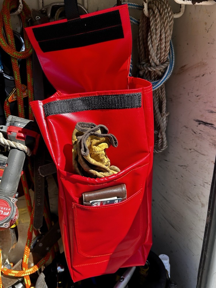 Lineman tools, Glove Bag Red, Lineman Bag