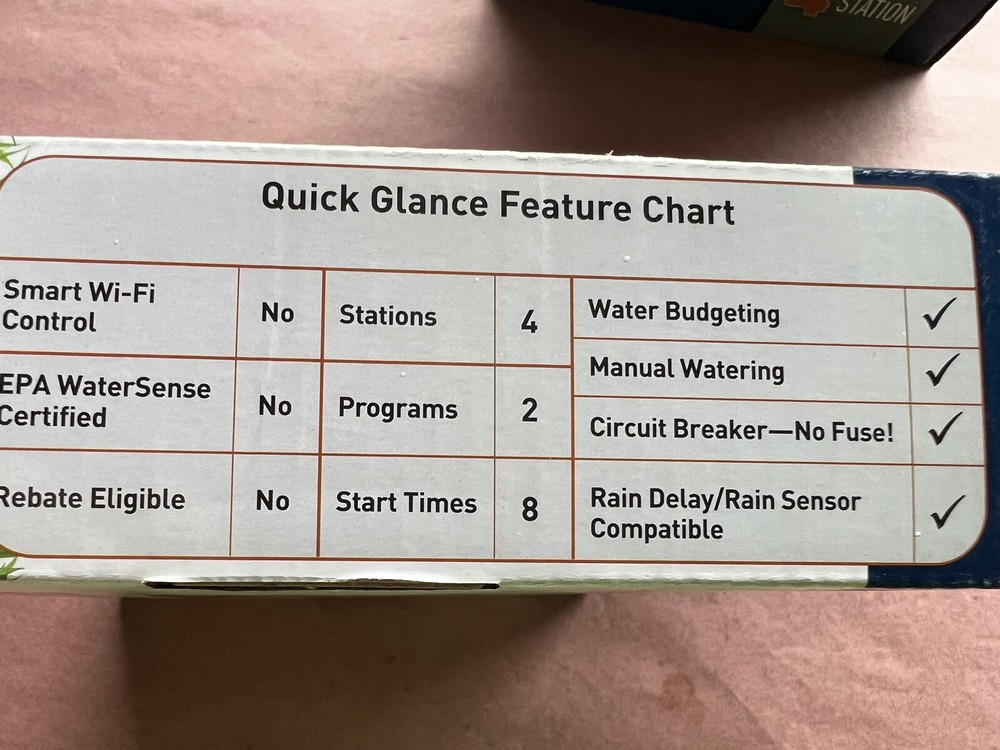 Orbit 57894 Easy-set Logic 4-Station Indoor Sprinkler System Timer