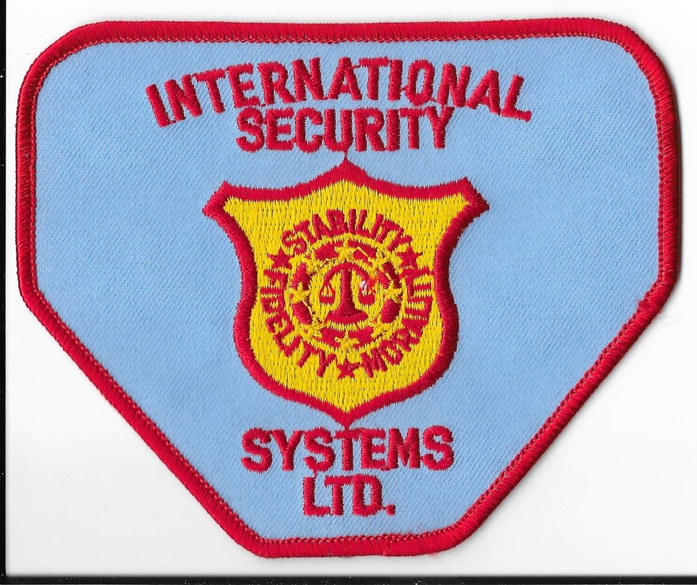 International Security Systems Ltd. Shoulder Patch V3