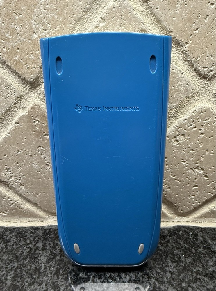 Texas Instruments TI-84 Plus Silver Edition Graphing Calculator Blue Works