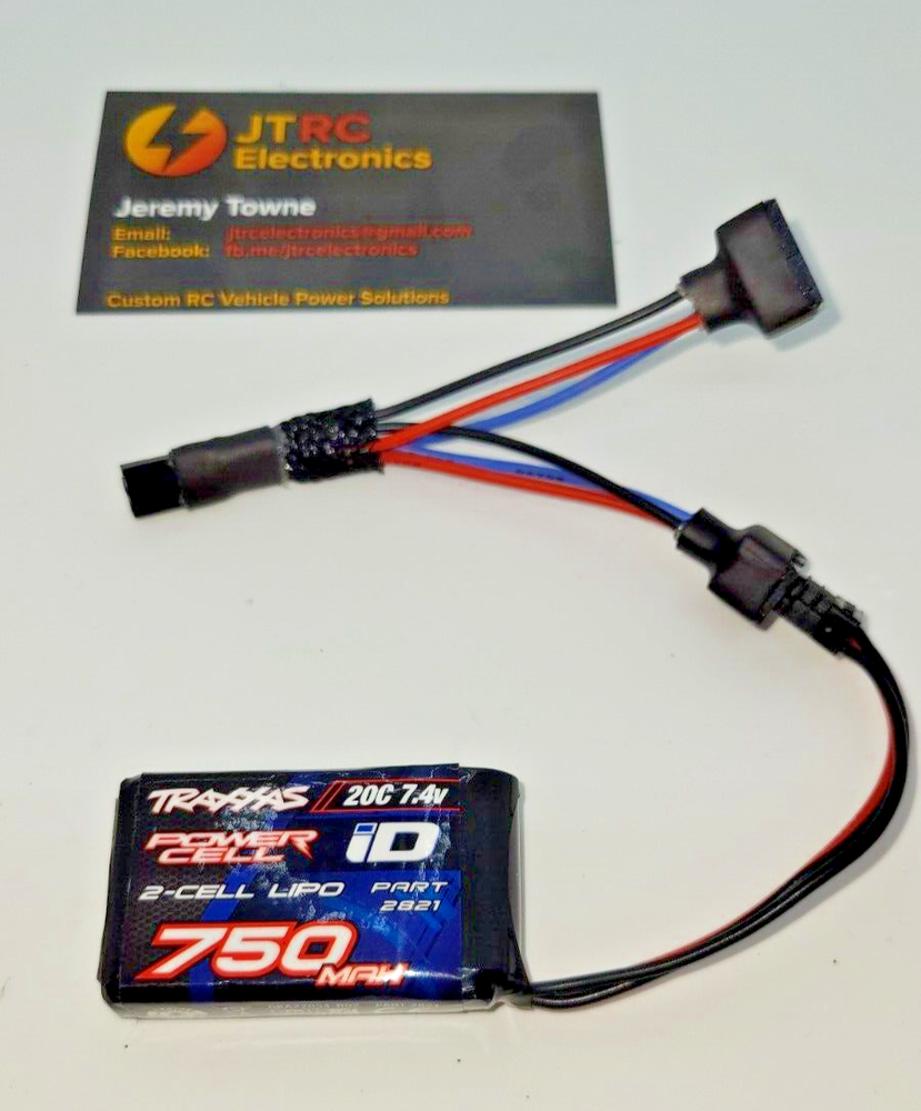 TRX-4M Parallel Battery Cable Meus LCG side rock slide battery tray