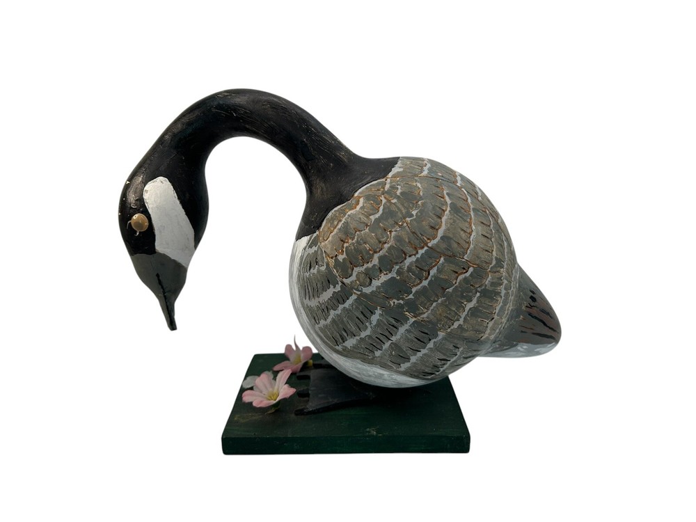 Painted Gourd Duck Art