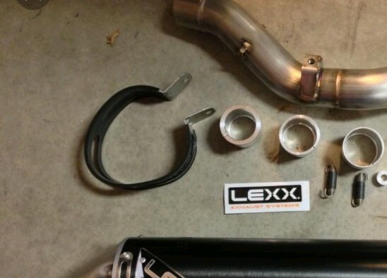 Lexx Slip On Silencer Exhaust Pipe Kawasaki Kfx400 Muffler 2003-2006 Gncc Mx