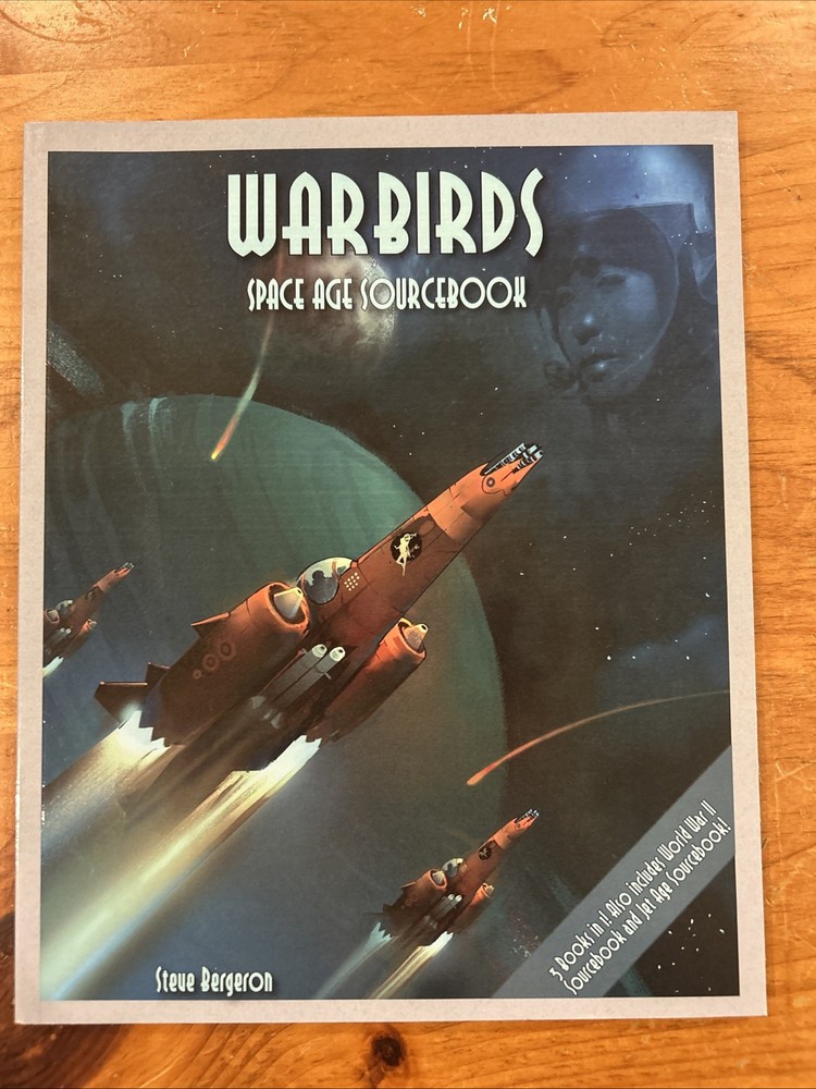 Warbirds Space Age rpg sourcebook - Outrider Studios 2016 Softcover