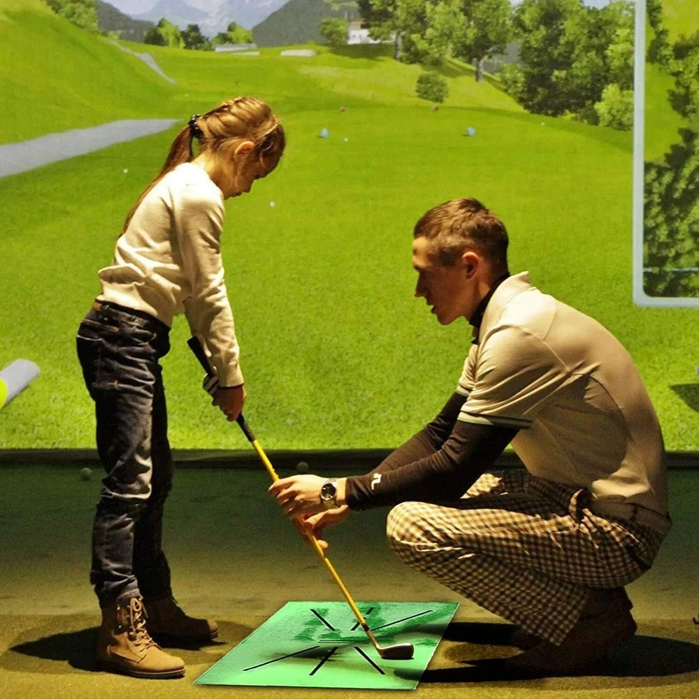 Golf Training Mat for Swing Detection Batting Practice Training Aid Game 30x60cm