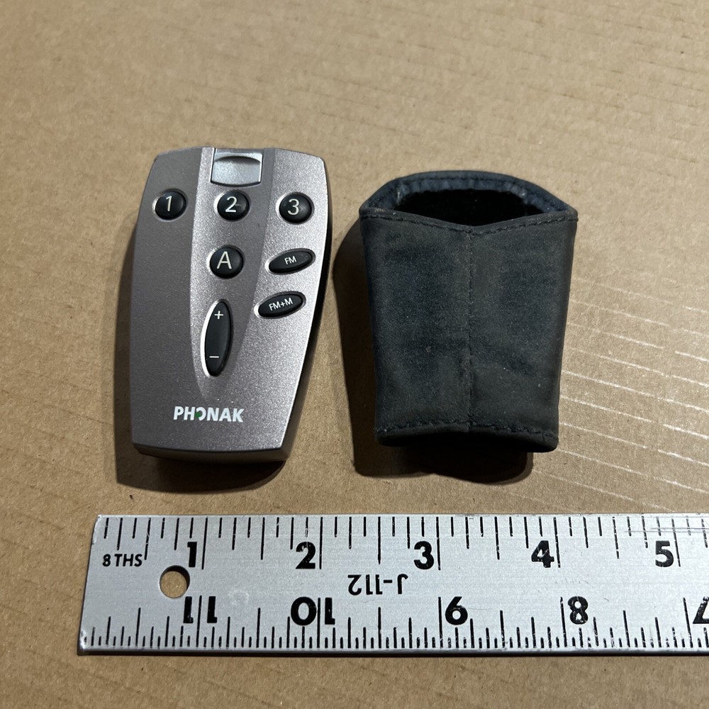 Phonak SoundPilot FM Hearing Aid Remote Control W/Case - Tested
