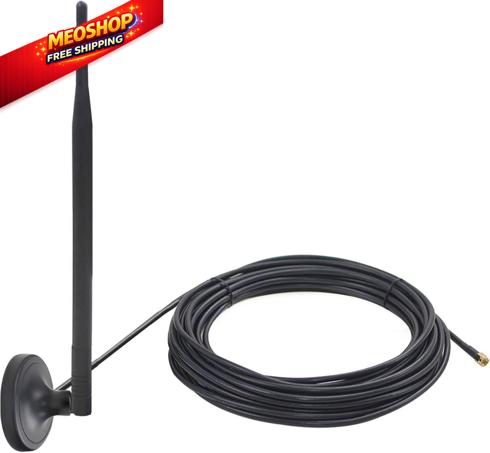 Haloview 2.4G Wireless 33ft Extension Antenna for Camera Black