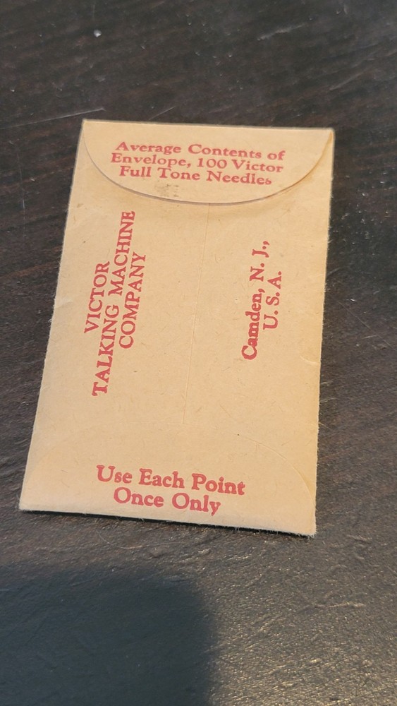 HMV Victor Gramophone phonograph needle Packet - With Some Needles
