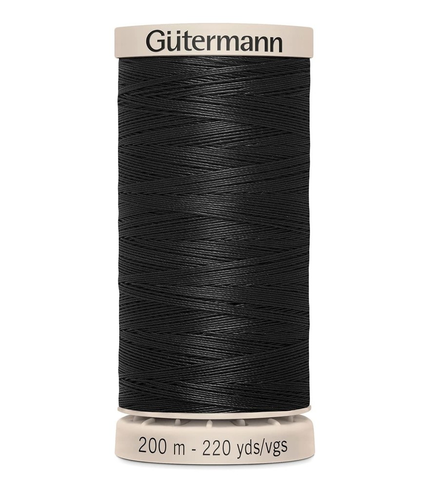 Gutermann Quilting Thread 220yd, Black