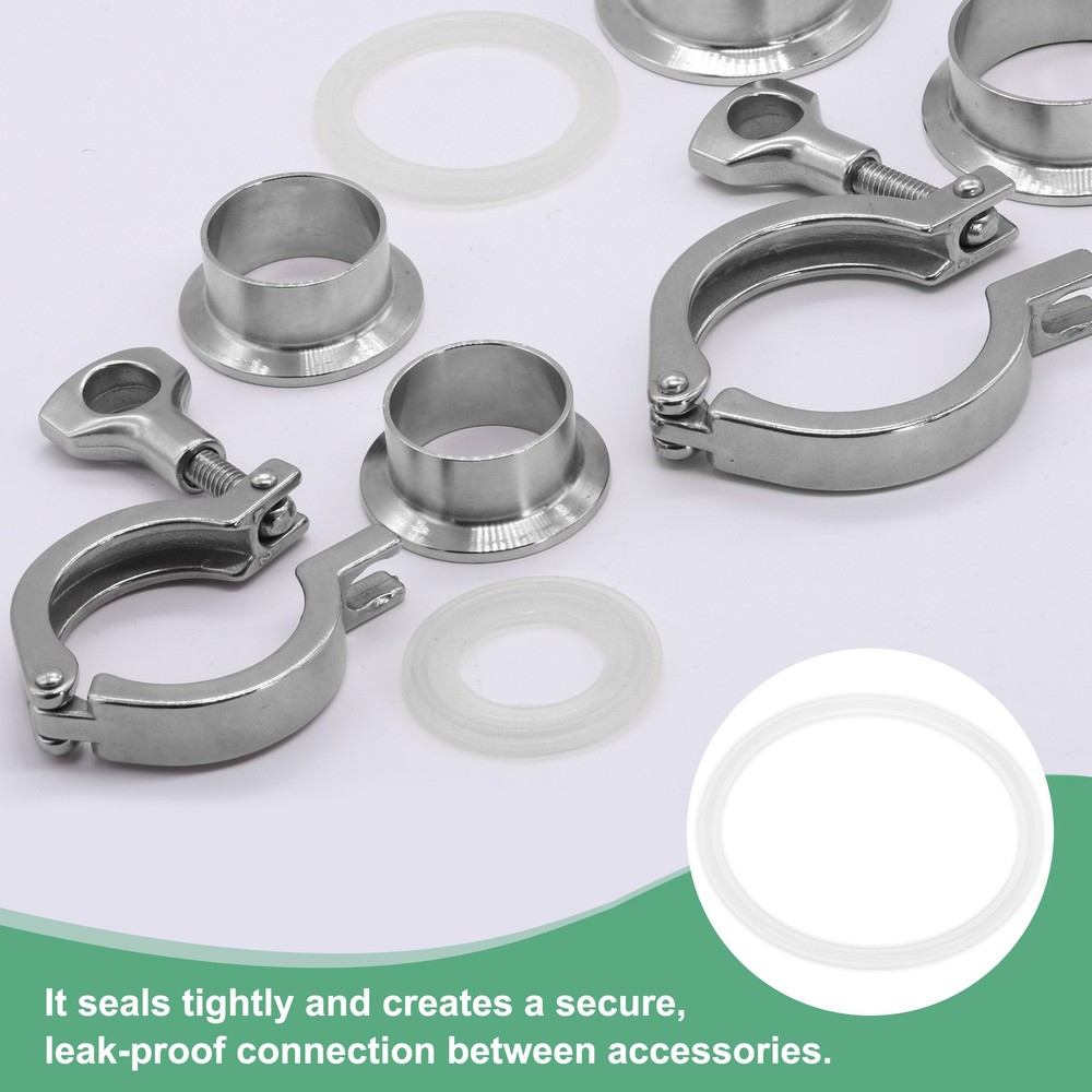 5-Pack Silicone O-Ring Seals, for 4.5" Flanges