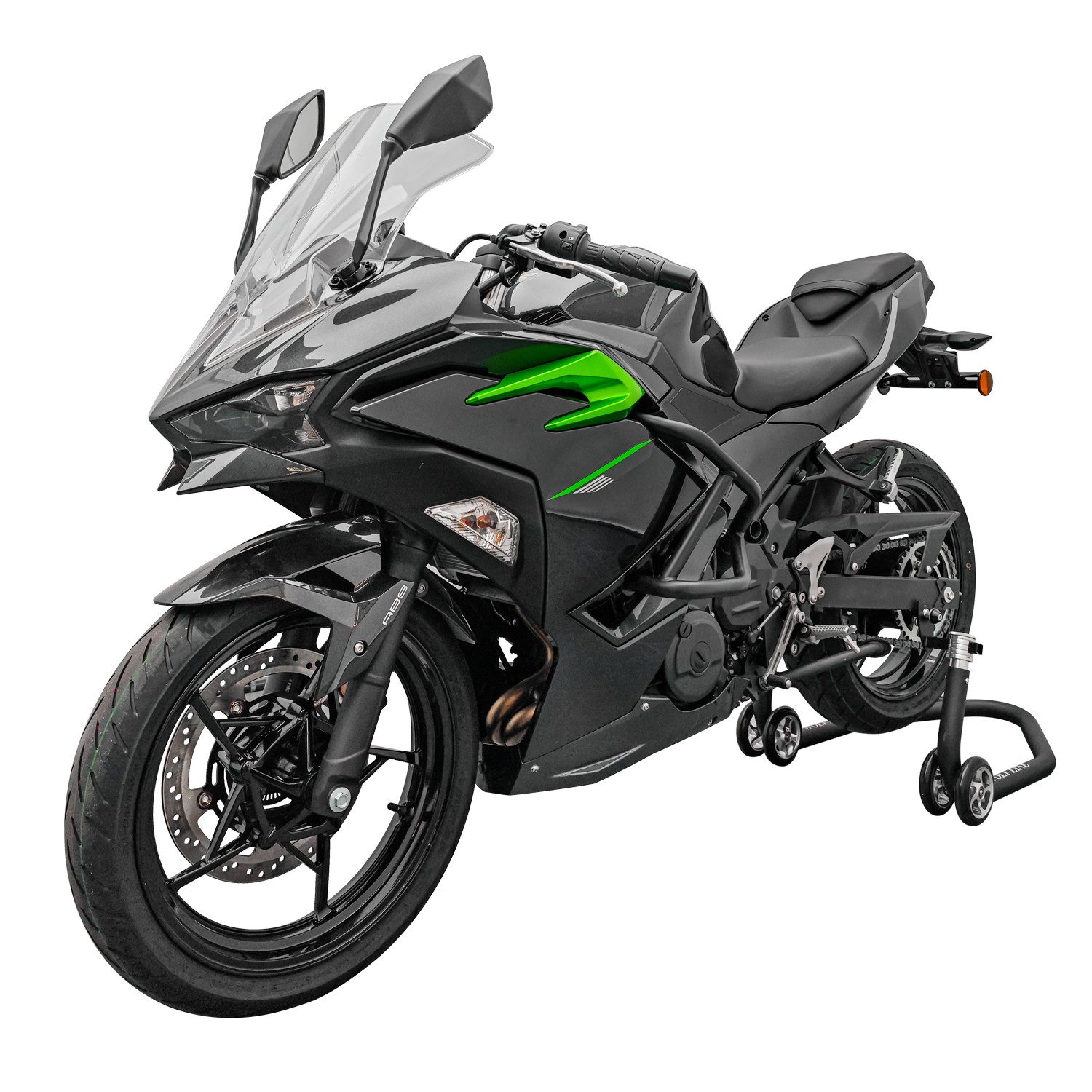 Crash Bar For Kawasaki Ninja500 Engine Guard Frame Protector Anti-Drop WOLFLINE