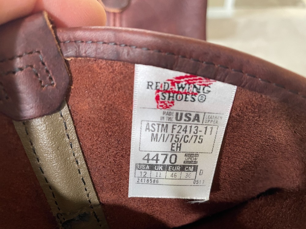 NEW Redwing 4470. Size 12 D