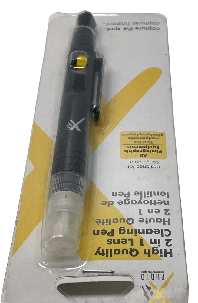 Xit 2in1 Lens Cleaning Pen, Black