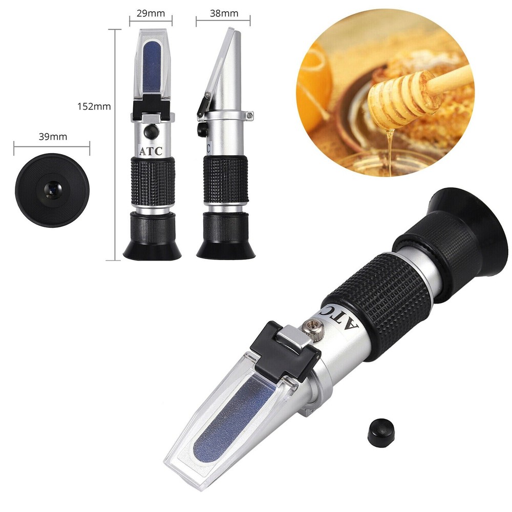 New Beekeeping Honey Refractometer High Measuring Range Brix tester 58%-90% US