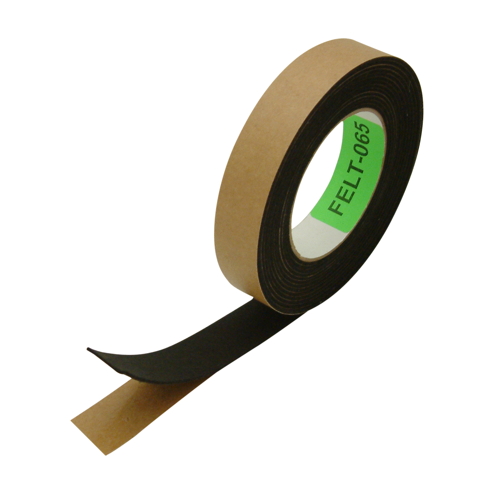JVCC FELT-065 Polyester Felt Tape: 1 in. x 10 ft. (1.5mm thickness, Black)