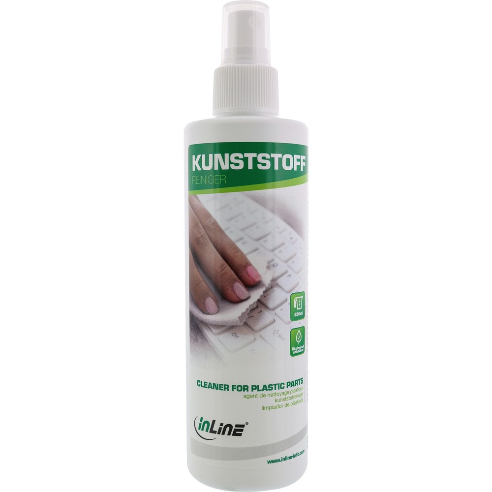 InLine Plastic Keyboard Case Cleaner Mouse Spray 43206