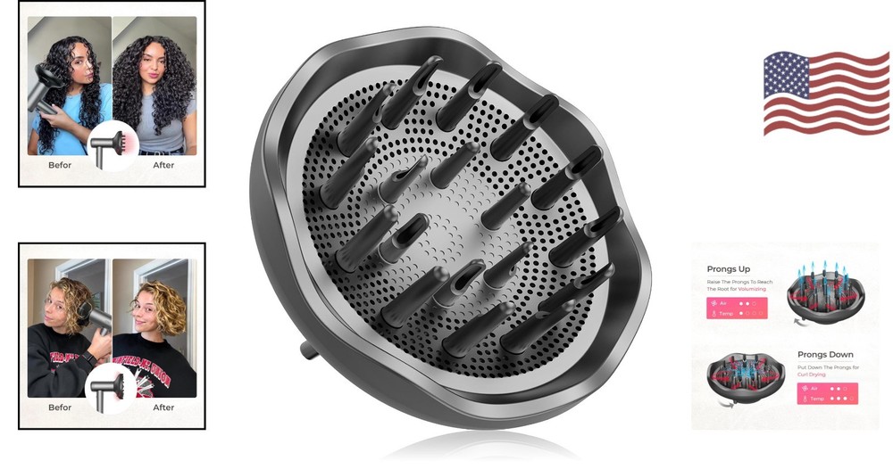 AIRHYPE Exclusive Adjustable Diffuser - Enhance Curls & Root Volume Effortlessly